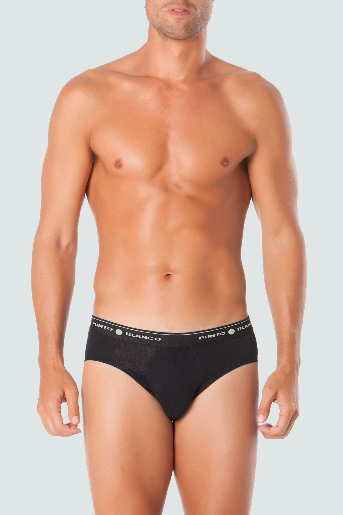 SLIP PUNTO BLANCO BASIX NEGRO NICO