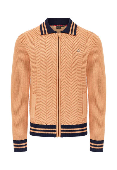 Chaqueta Punto Merc Camel Harlesden