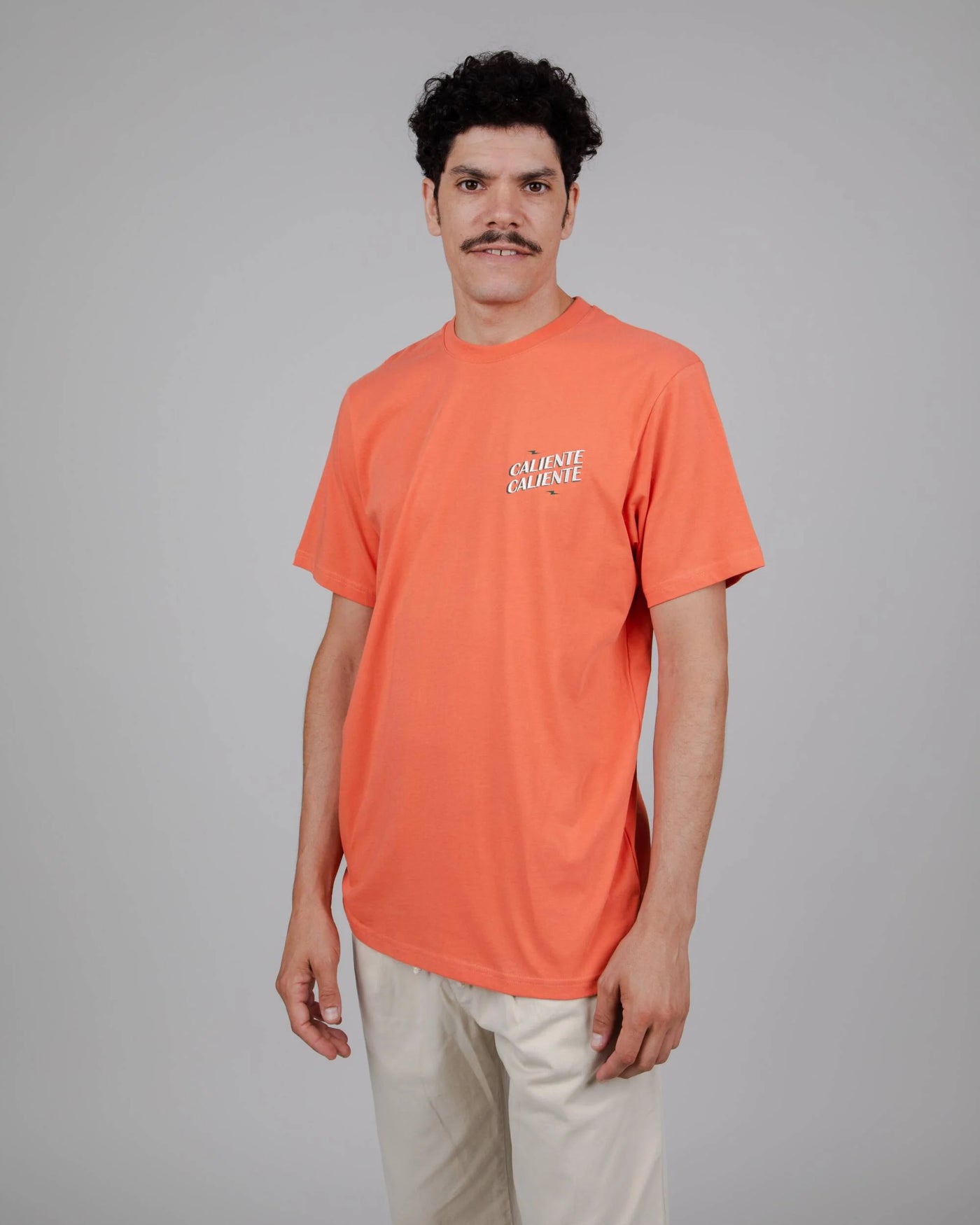 Camiseta Brava Caliente Caliente Naranja
