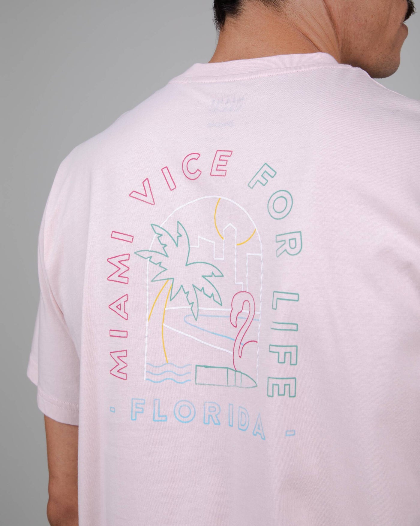 Camiseta Brava Miami Vice For Life Pink
