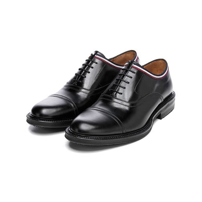 Zapatos Choppo 1991 Oxford Negro Banda Tricolor