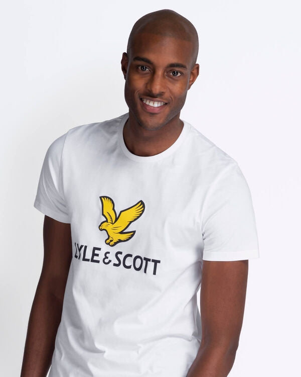 Camiseta Lyle & Scott Logo Blanco