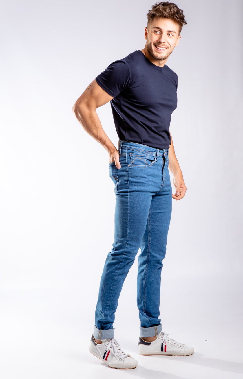 Pantalón Nico Vaquero Regular Azul Medio