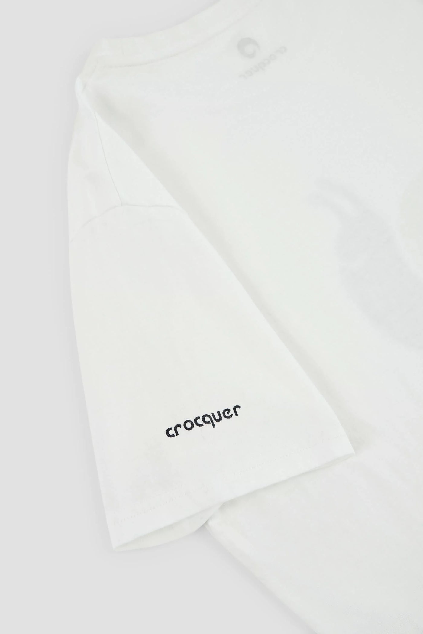 Camiseta Crocquer Logo Caracol Blanca
