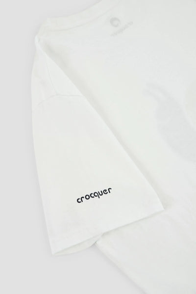 Camiseta Crocquer Logo Caracol Blanca